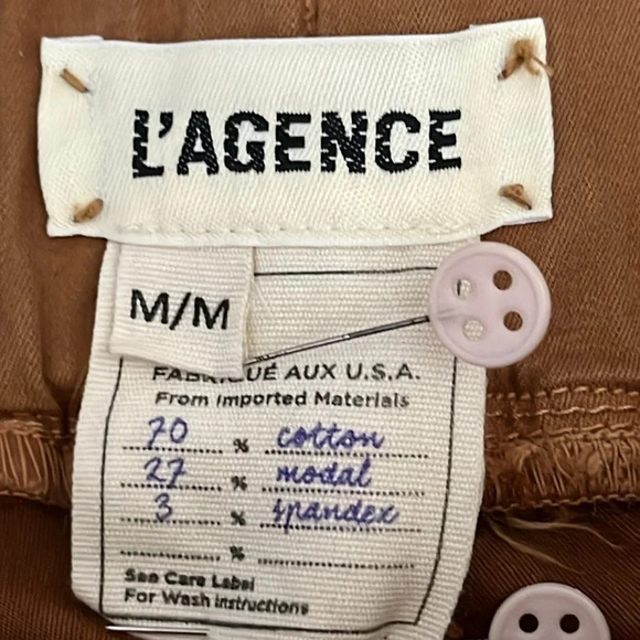 L'Agence Rosalie High Rise Pull On Crops in Java - NWOT - Size Medium - Picture 5 of 8